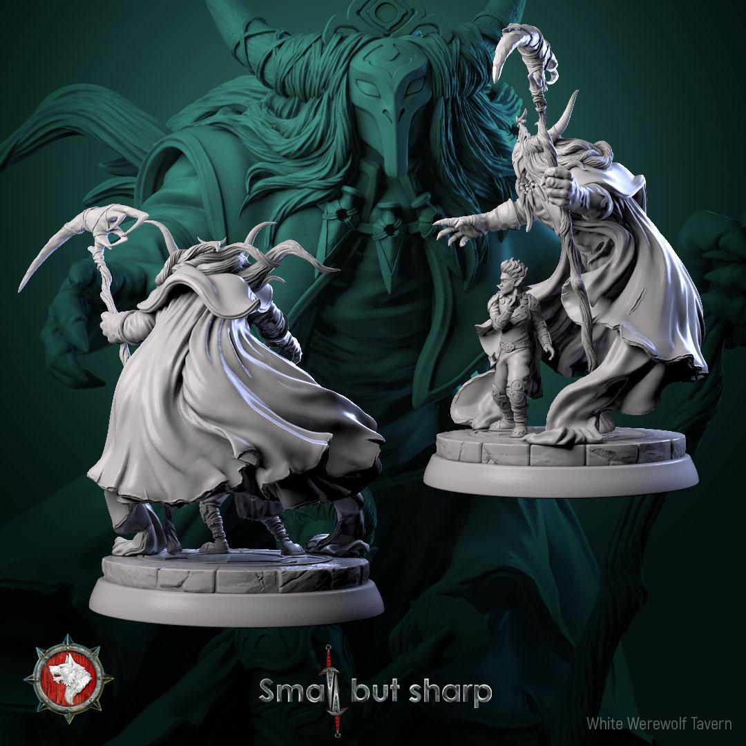 Halfling Gambler from "Small but sharp" by White Werewolf Tavern Miniatures