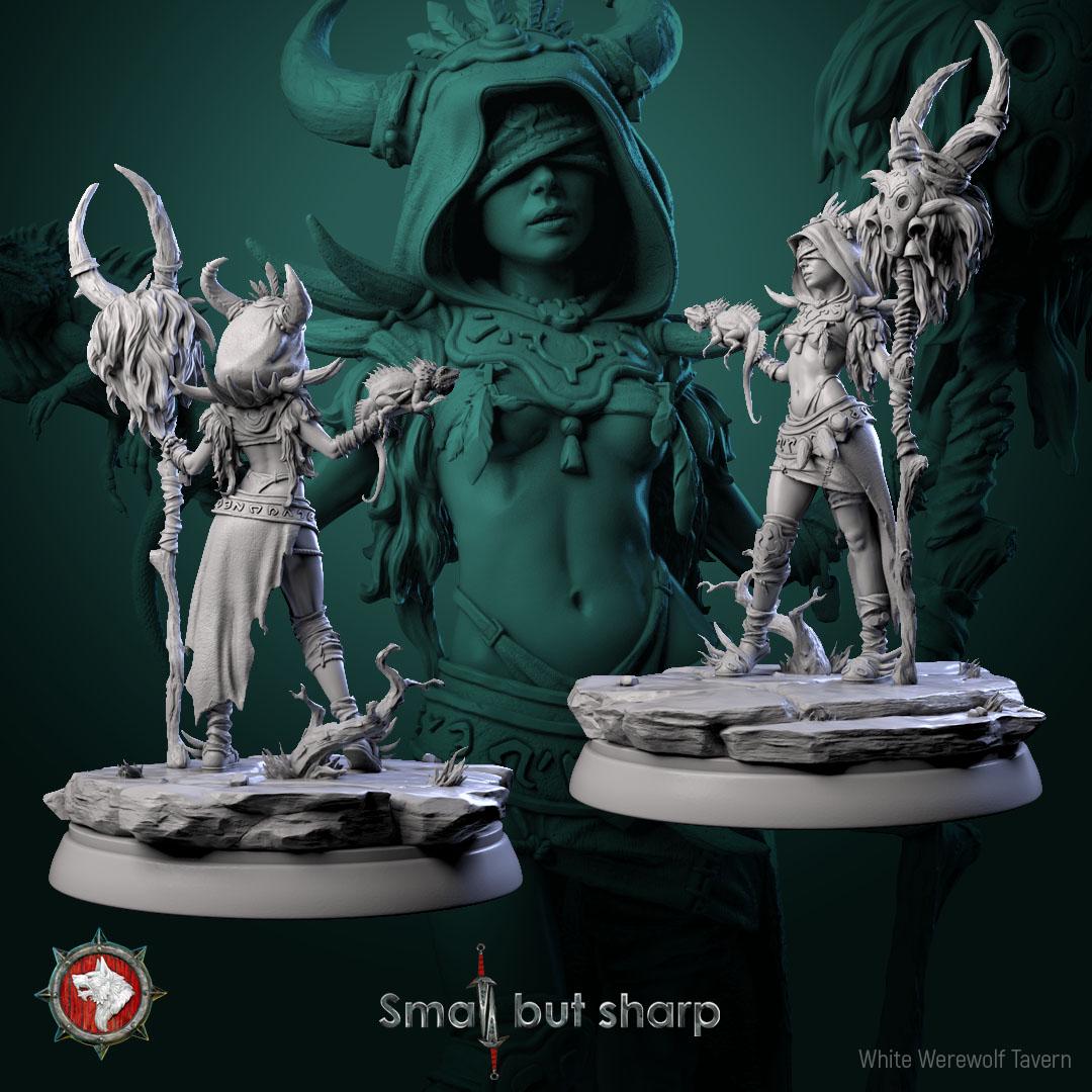 Halfling Sorcerer from "Small but sharp" by White Werewolf Tavern Miniatures