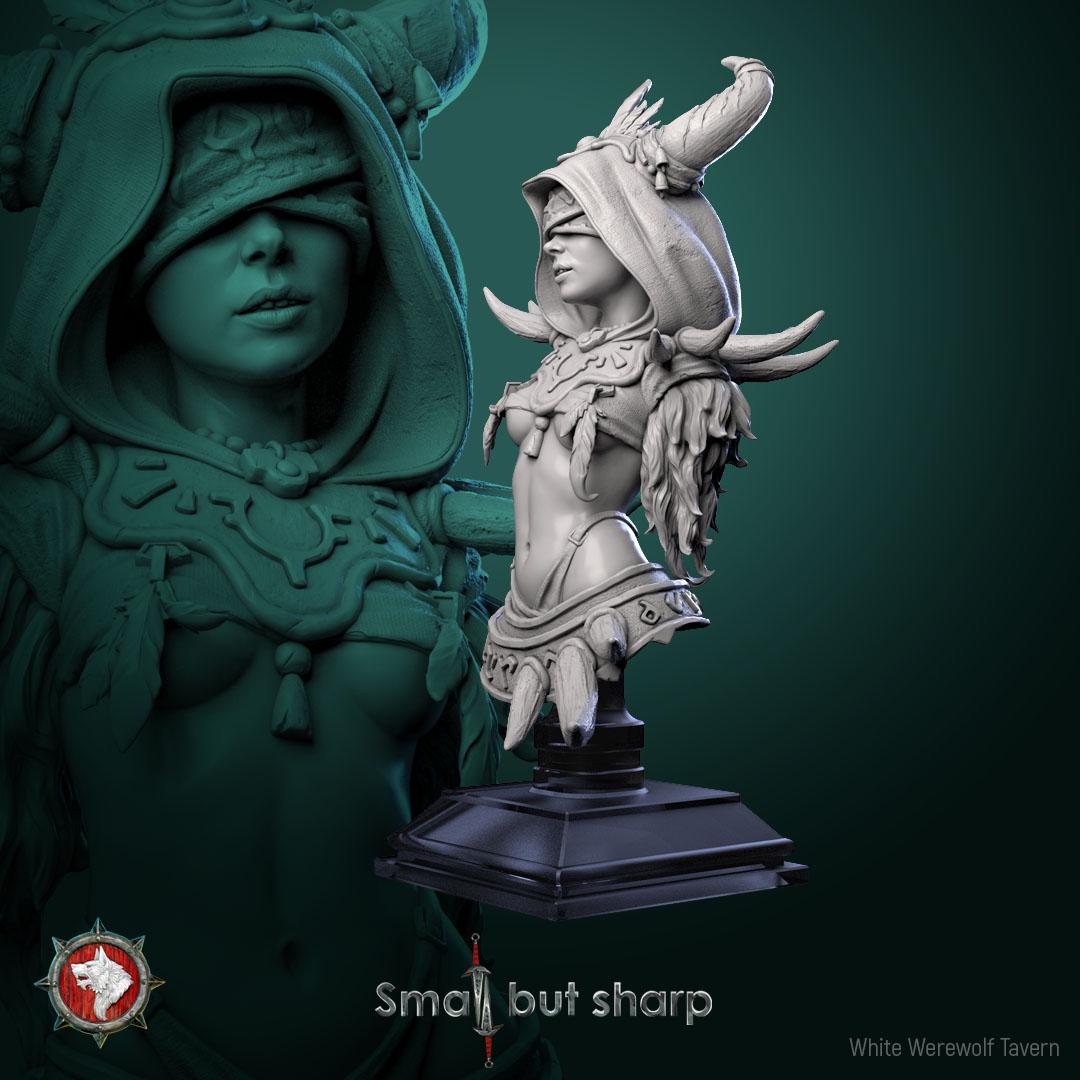 Halfling Sorcerer from "Small but sharp" by White Werewolf Tavern Miniatures