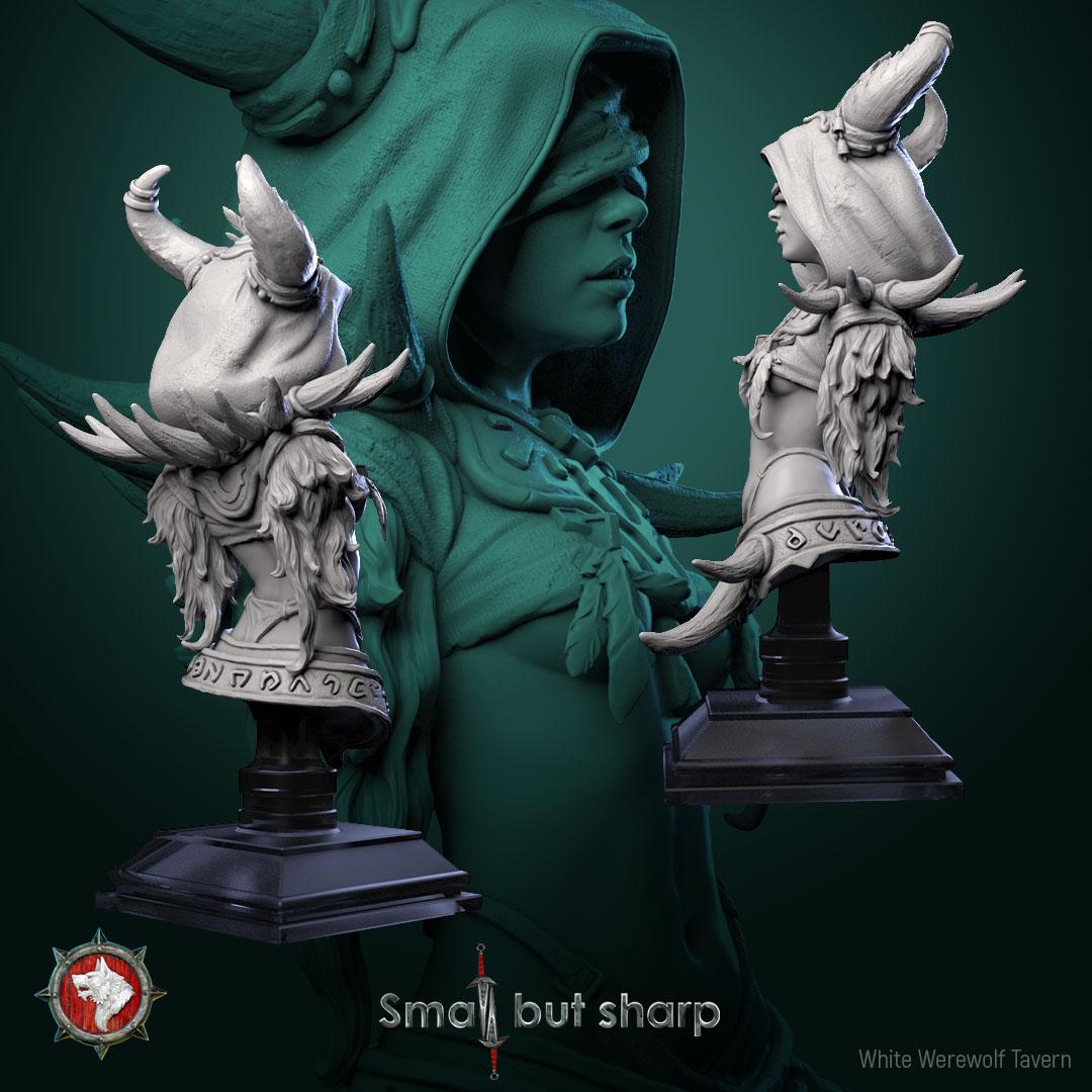 Halfling Sorcerer from "Small but sharp" by White Werewolf Tavern Miniatures