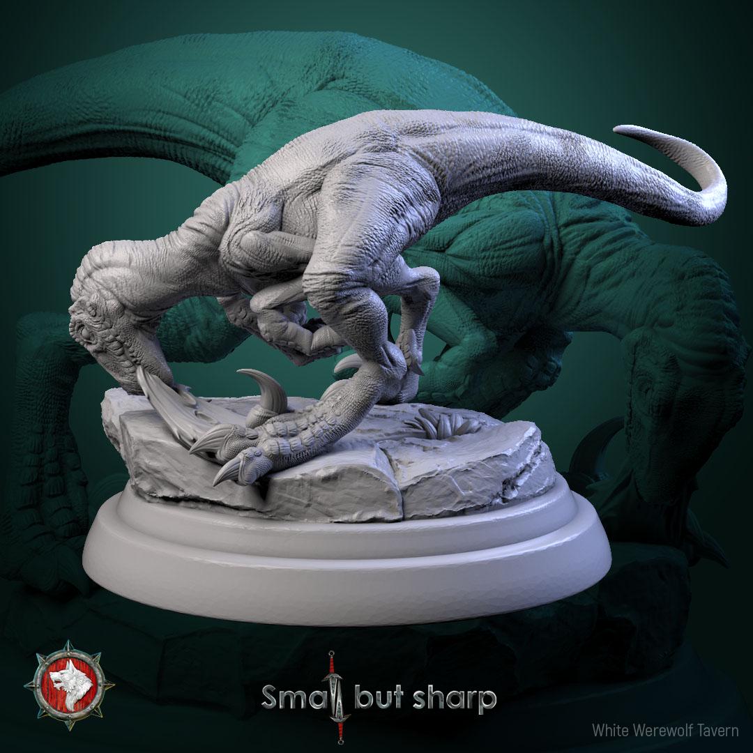 Dinos from "Small but sharp" by White Werewolf Tavern Miniatures