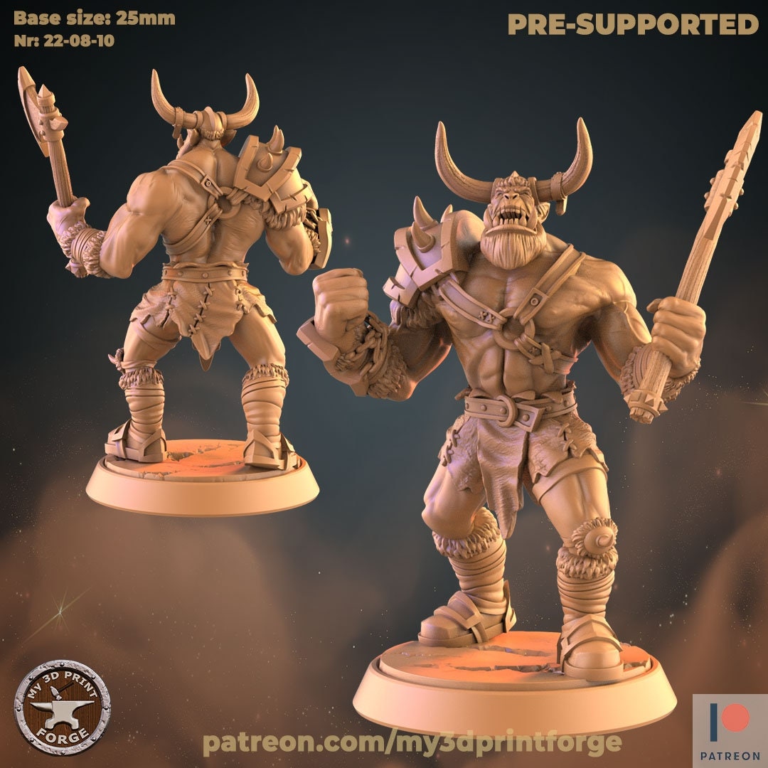 Maghar Orcs Vol. 3 by My3dprintforge Miniatures