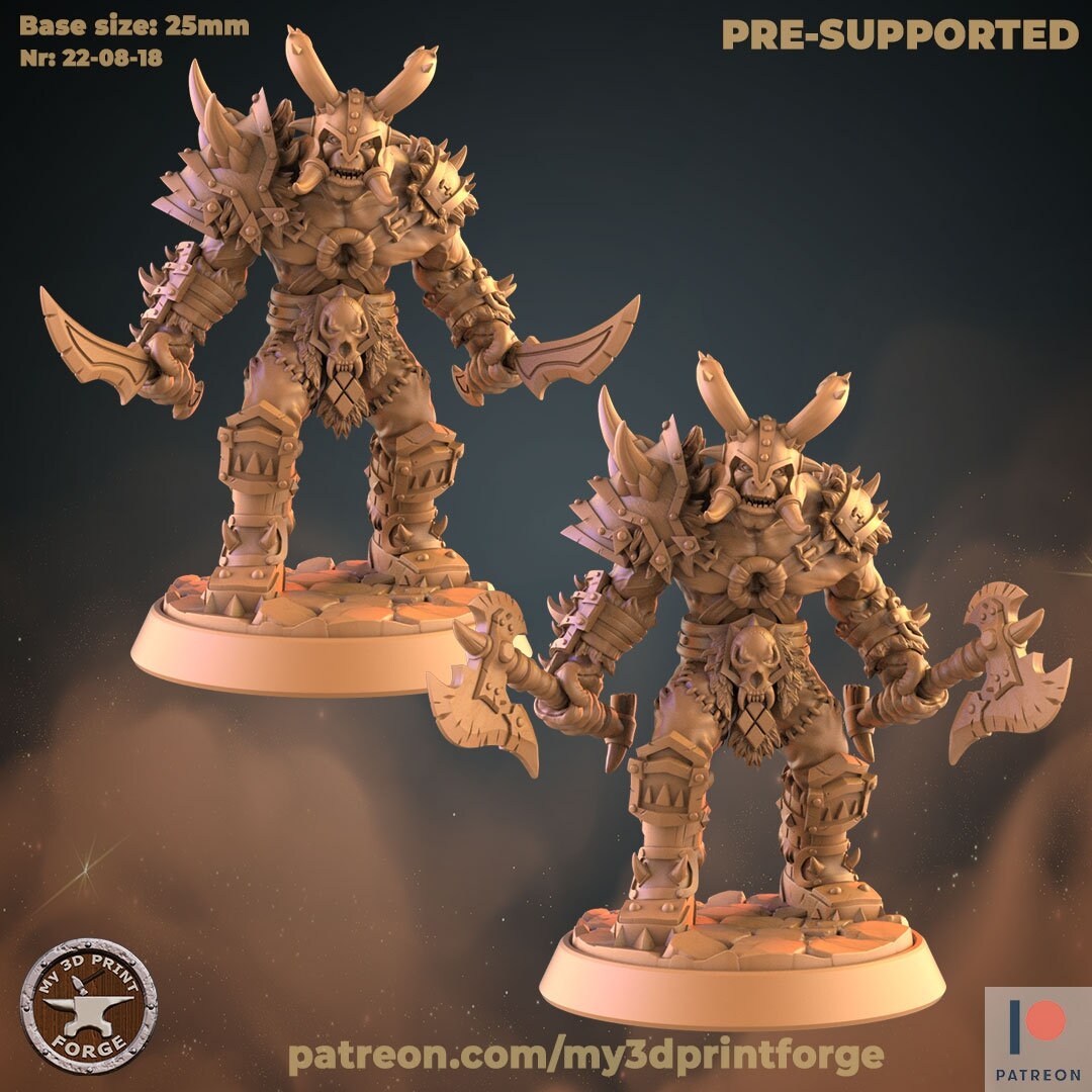 Maghar Orcs Vol. 3 by My3dprintforge Miniatures