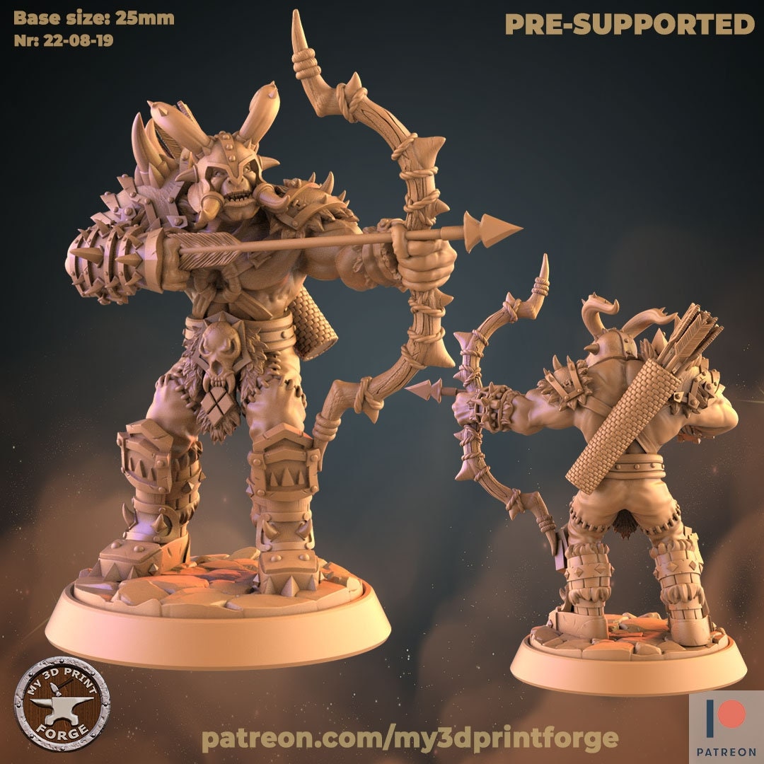 Maghar Orcs Vol. 3 by My3dprintforge Miniatures