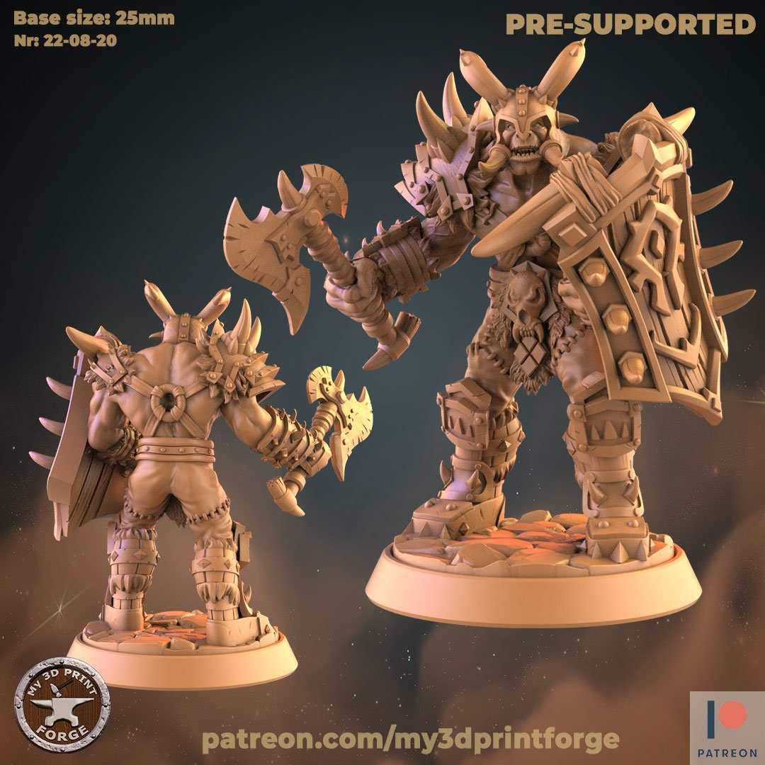 Maghar Orcs Vol. 3 by My3dprintforge Miniatures