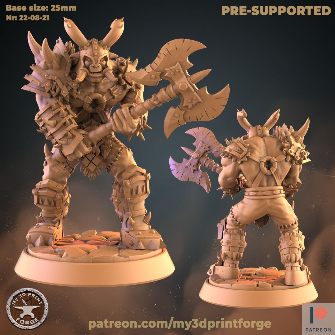 Maghar Orcs Vol. 3 by My3dprintforge Miniatures