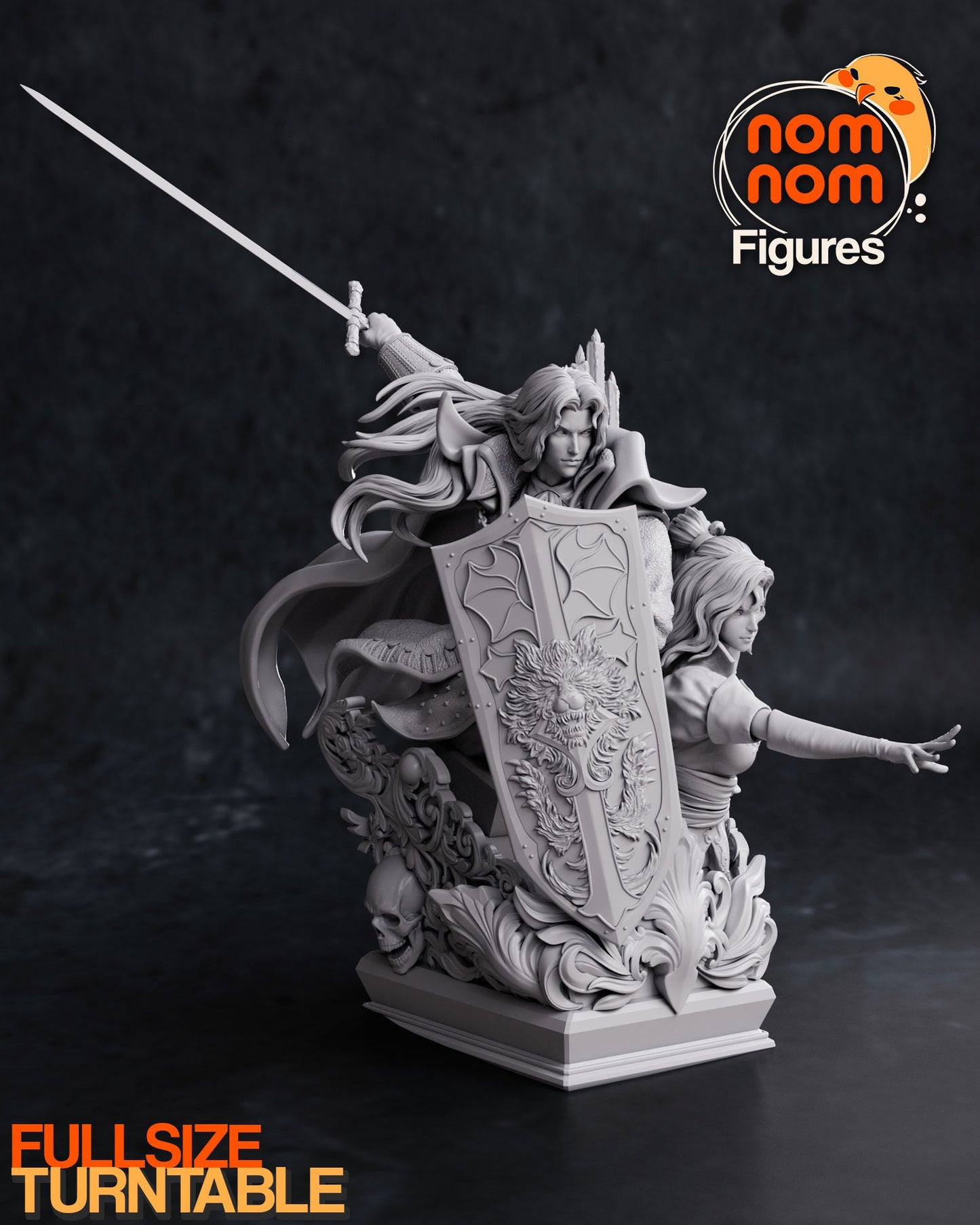 Alucard & Maria Statue Bust by Nomnom Figures