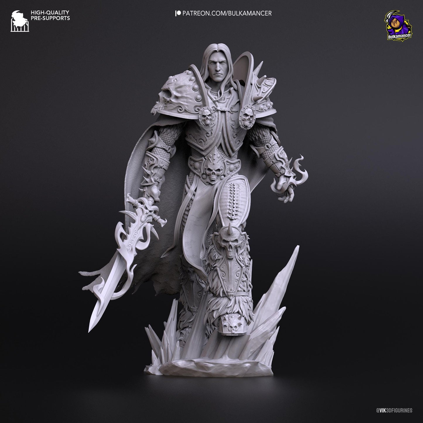 Fallen Prince Statue Model Kit by Bulkamancer Sculpts
