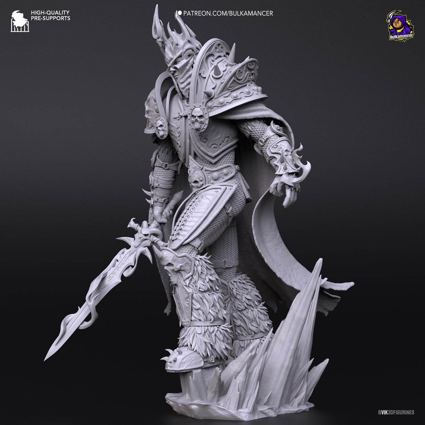 Fallen Prince Statue Model Kit by Bulkamancer Sculpts