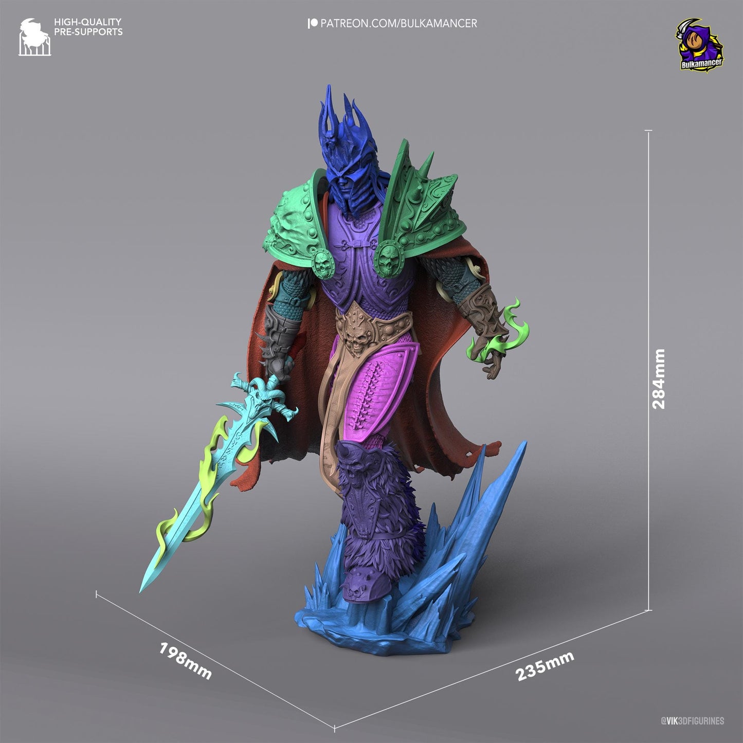 Fallen Prince Statue Model Kit by Bulkamancer Sculpts