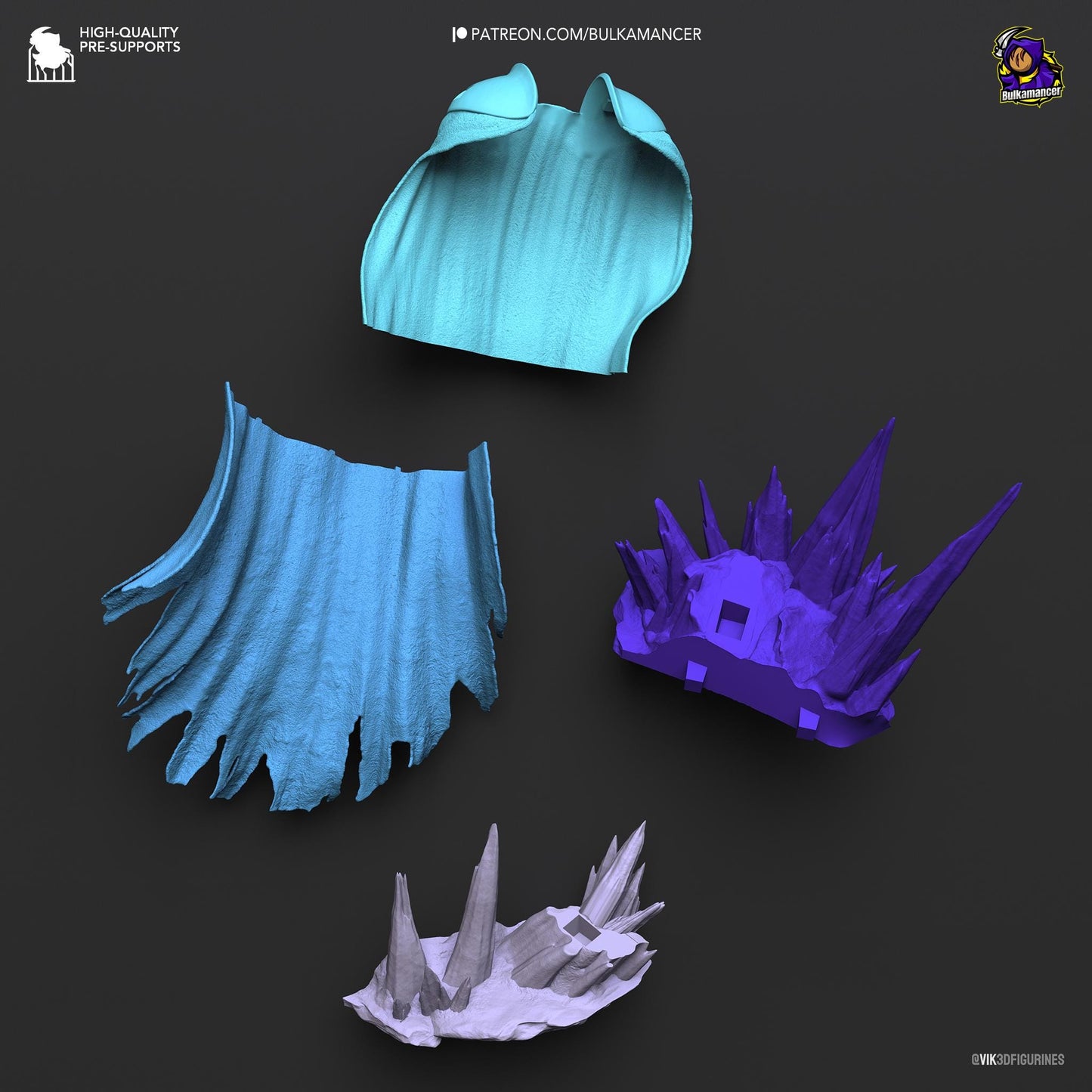 Fallen Prince Statue Model Kit by Bulkamancer Sculpts