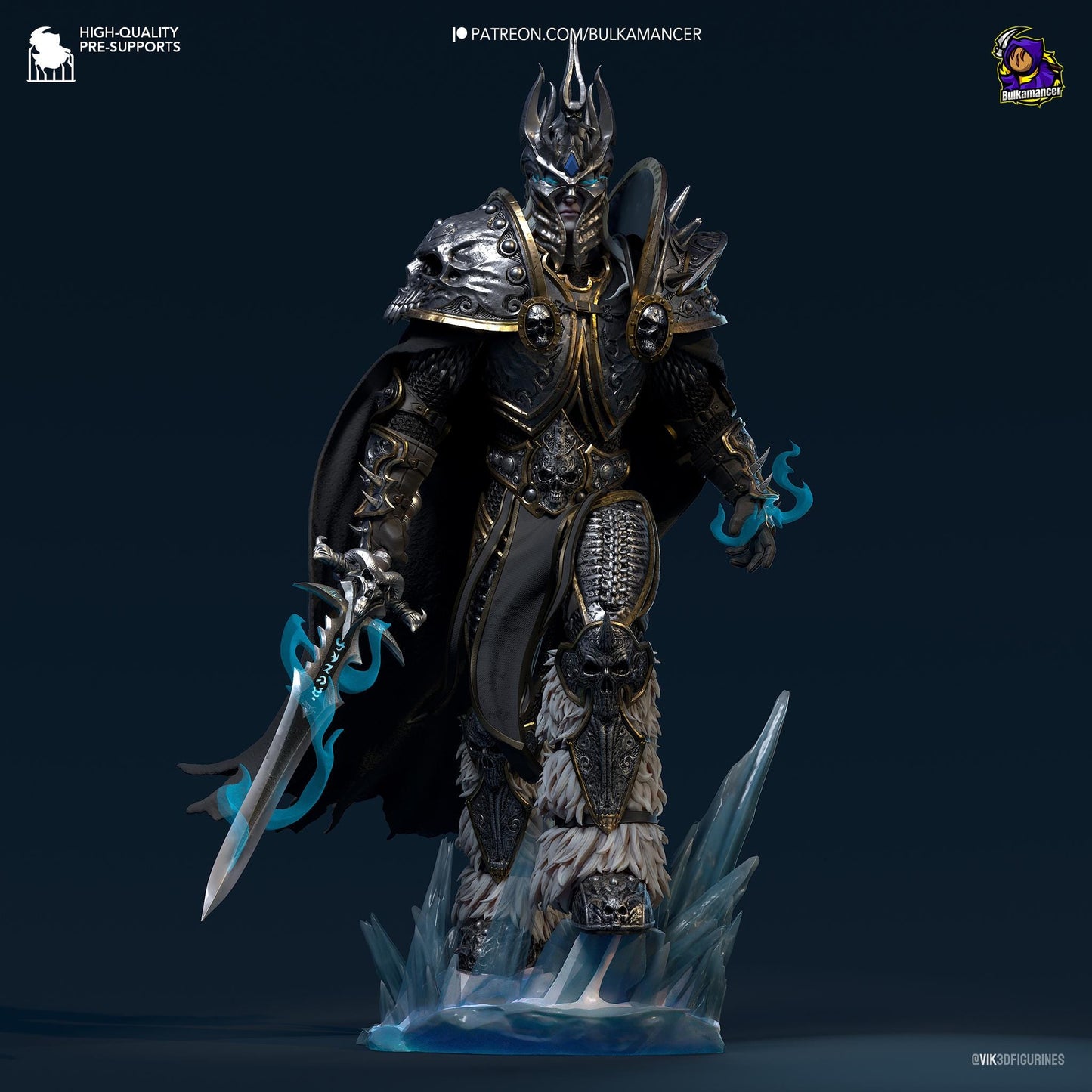 Fallen Prince Statue Model Kit by Bulkamancer Sculpts