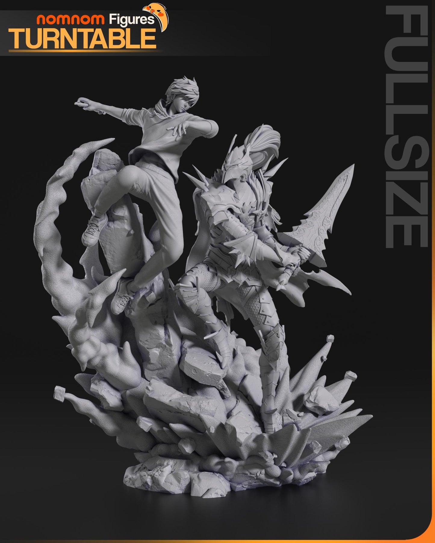 Sung Jin Woo Statue Model Kit by Nom Nom Figures