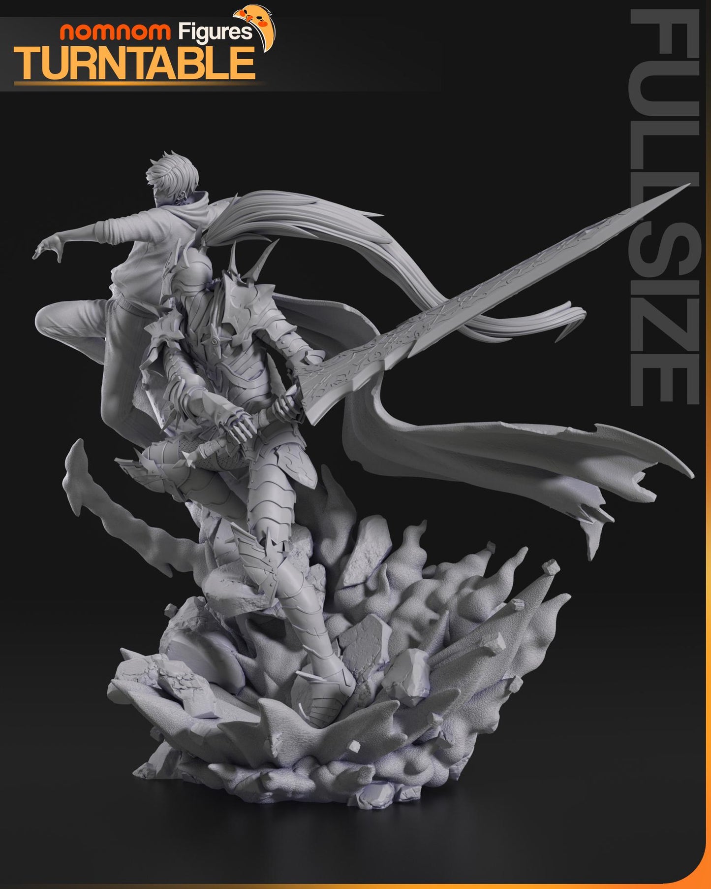 Sung Jin Woo Statue Model Kit by Nom Nom Figures