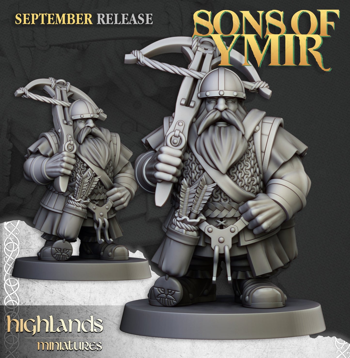Dwarf Crossbowmen Unit by Highland Miniatures