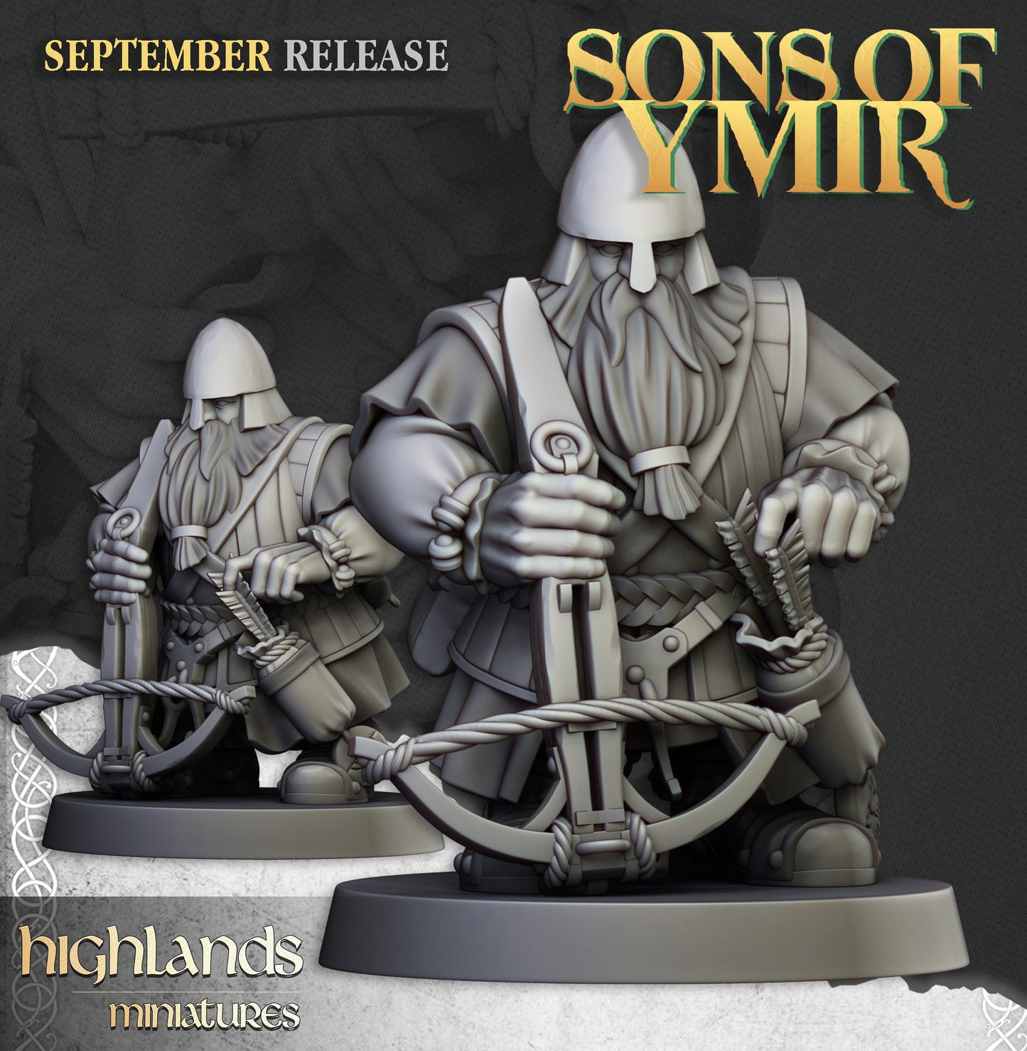 Dwarf Crossbowmen Unit by Highland Miniatures