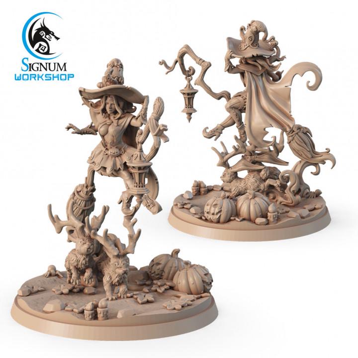 Cruella, the young witch from "Witches Sabbath" by Signum Workshop Miniatures