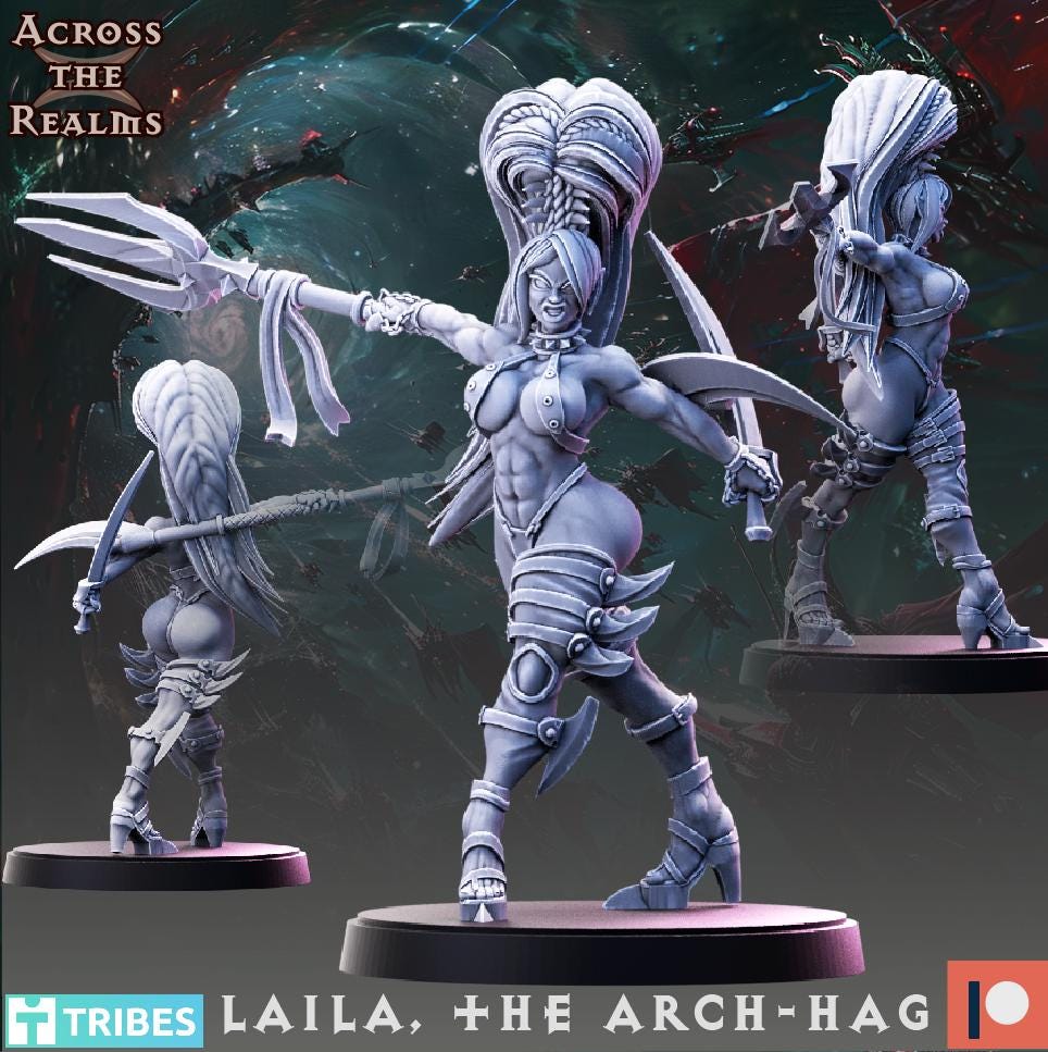 Laila, the Arch-Hag by Across the Realms Miniatures