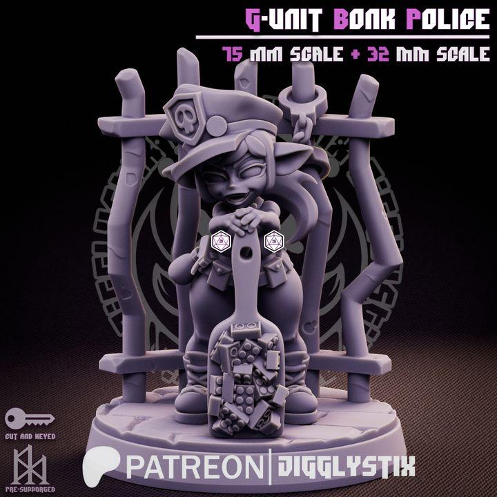 Bonk Police Squad by Jigglystix Pin Up Factory