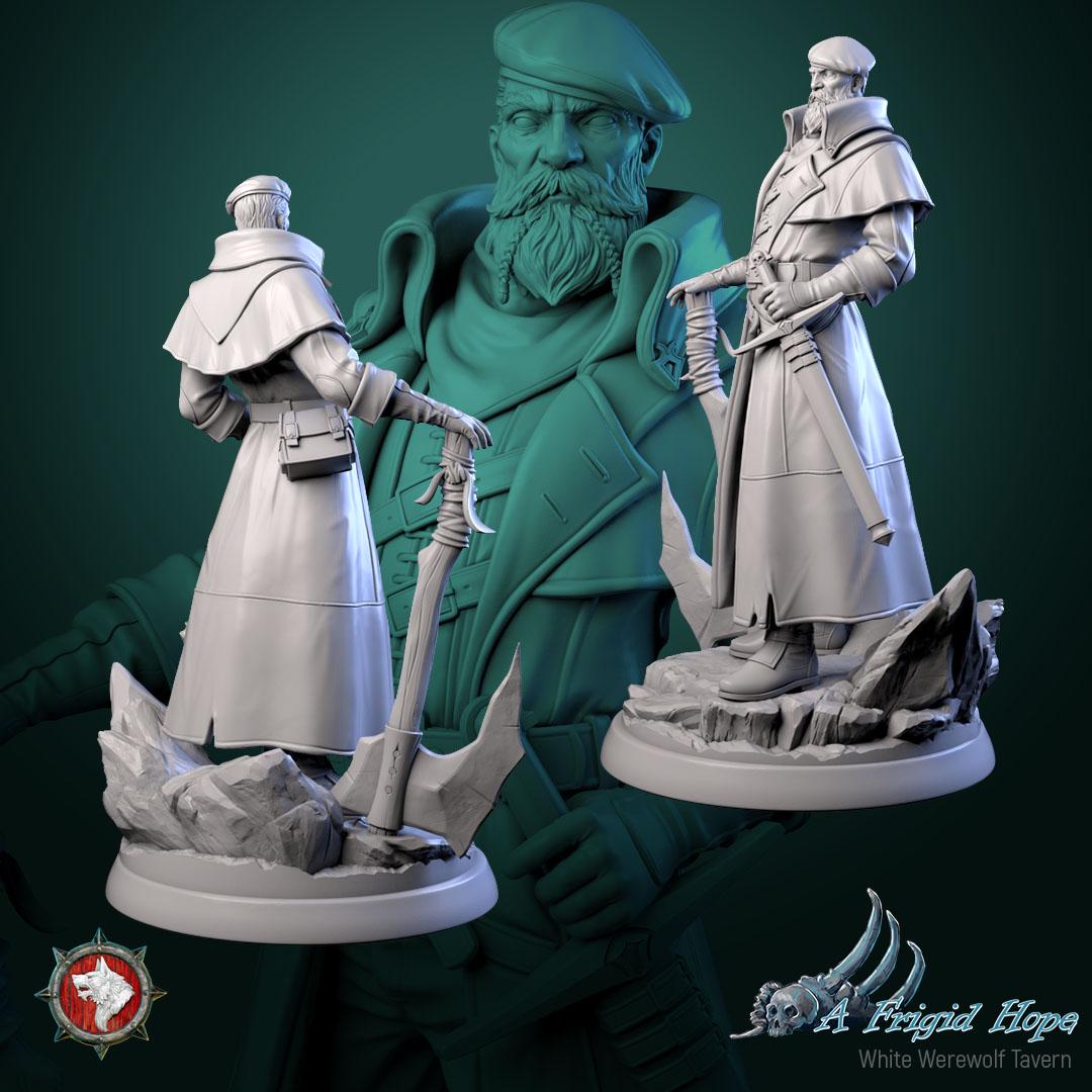 Valkor, The Stormbreaker from "A Frigid Hope" by White Werewolf Tavern Miniatures