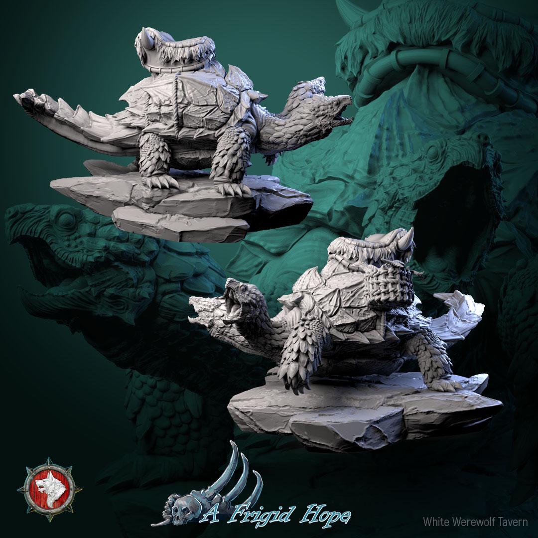 Turtle from "A Frigid Hope" by White Werewolf Tavern Miniatures