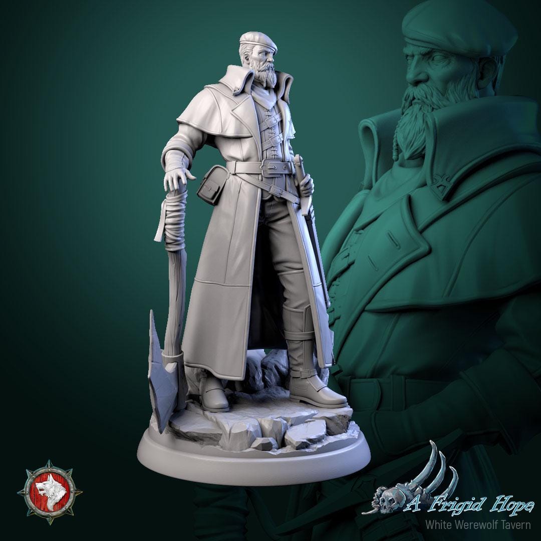 Valkor, The Stormbreaker from "A Frigid Hope" by White Werewolf Tavern Miniatures