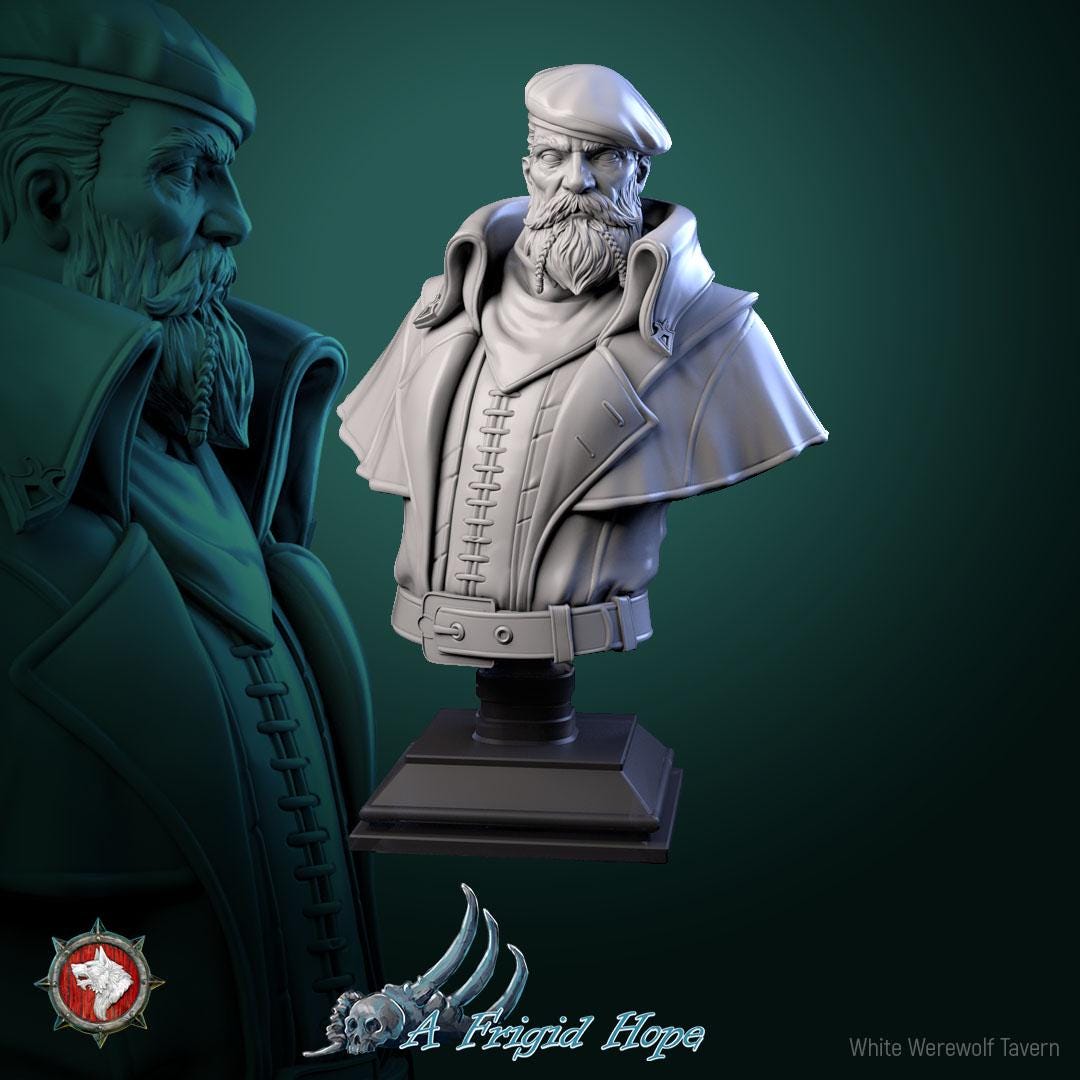 Valkor, The Stormbreaker from "A Frigid Hope" by White Werewolf Tavern Miniatures