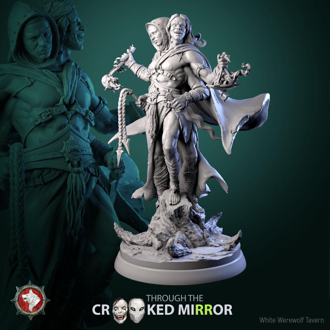 Eldrim & Drelmar from "Through the Crooked Mirror" by White Werewolf Tavern Miniatures