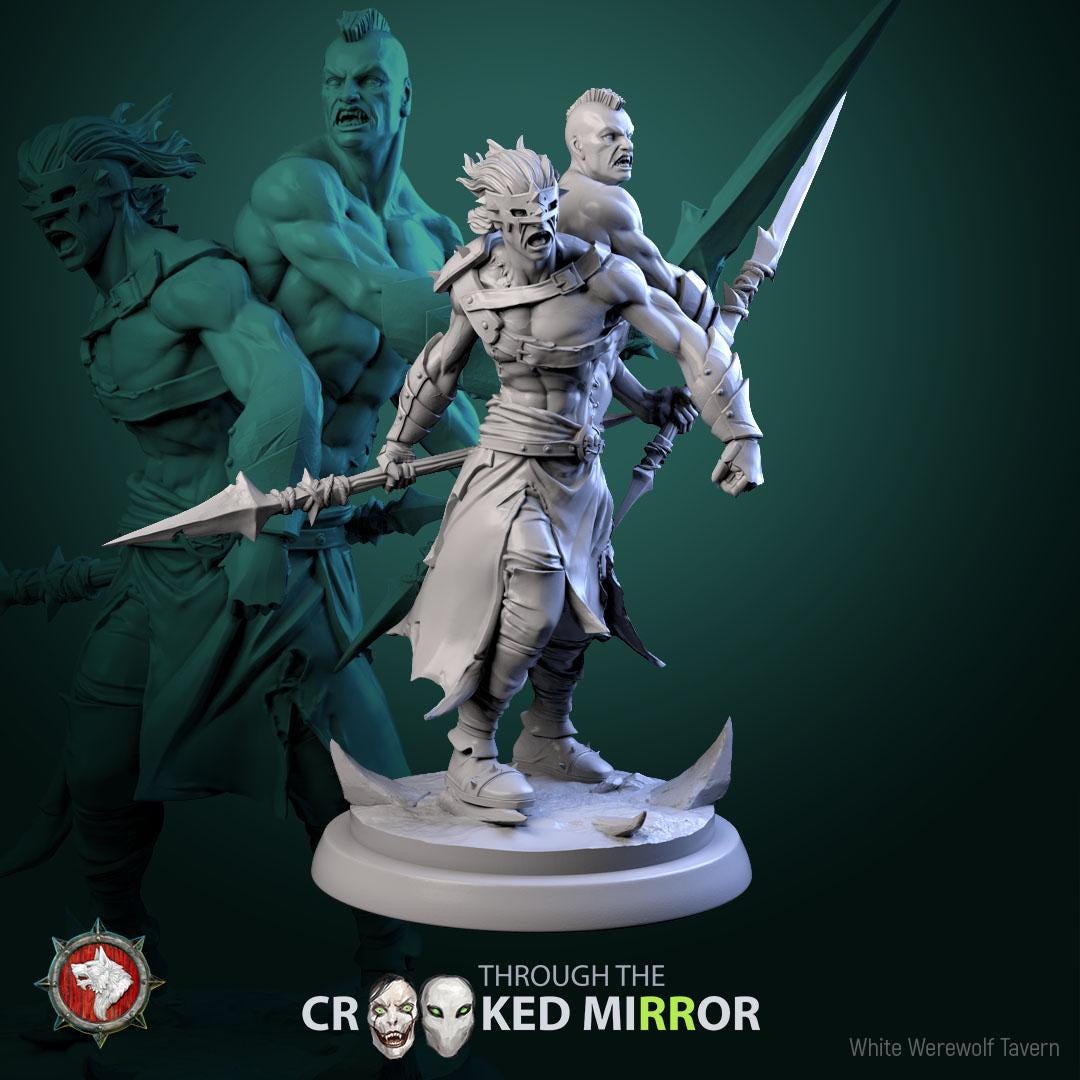 Fleshbound Sentinels from "Through the Crooked Mirror" by White Werewolf Tavern Miniatures