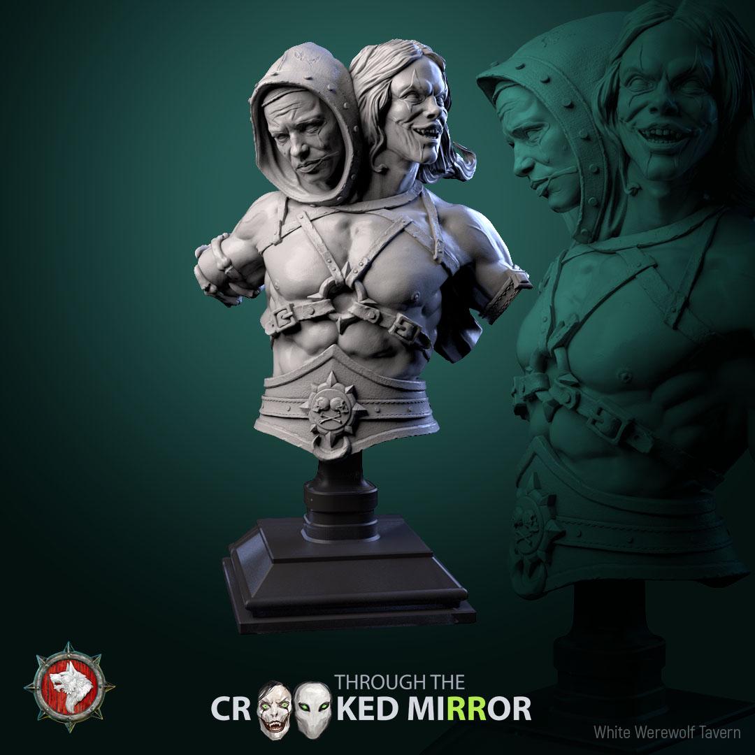 Eldrim & Drelmar from "Through the Crooked Mirror" by White Werewolf Tavern Miniatures