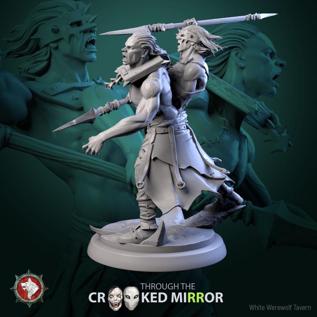 Fleshbound Sentinels from "Through the Crooked Mirror" by White Werewolf Tavern Miniatures