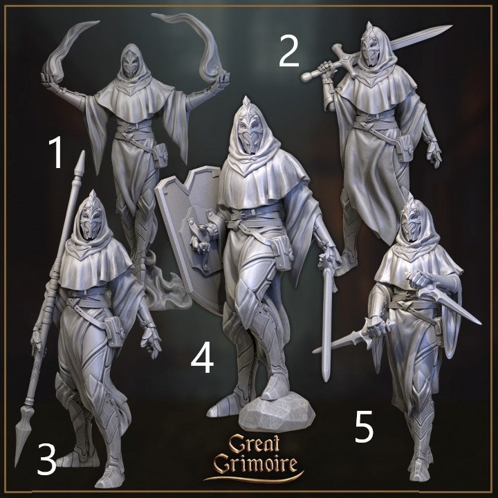 Marquise's Guards from "Merchants of the Mystic Market" by Great Grimoire Miniatures