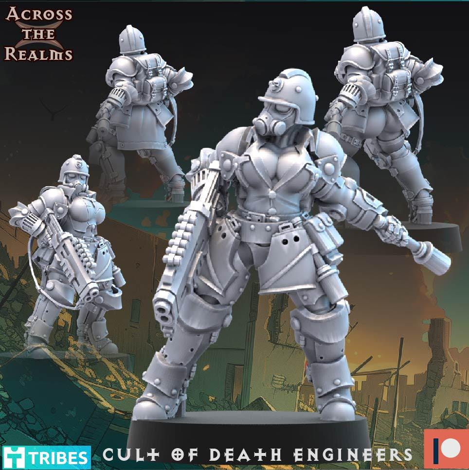 Cult of Death Engineers by Across the Realms Miniatures