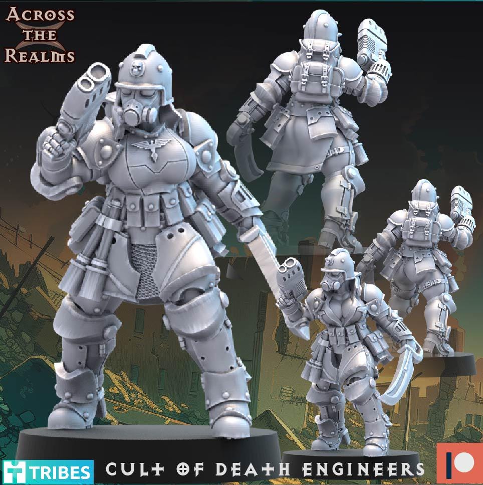 Cult of Death Engineers by Across the Realms Miniatures