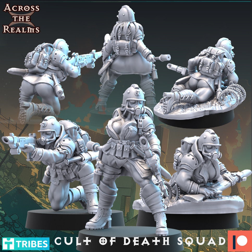 Cult of Death Guardbabes by Across the Realms Miniatures