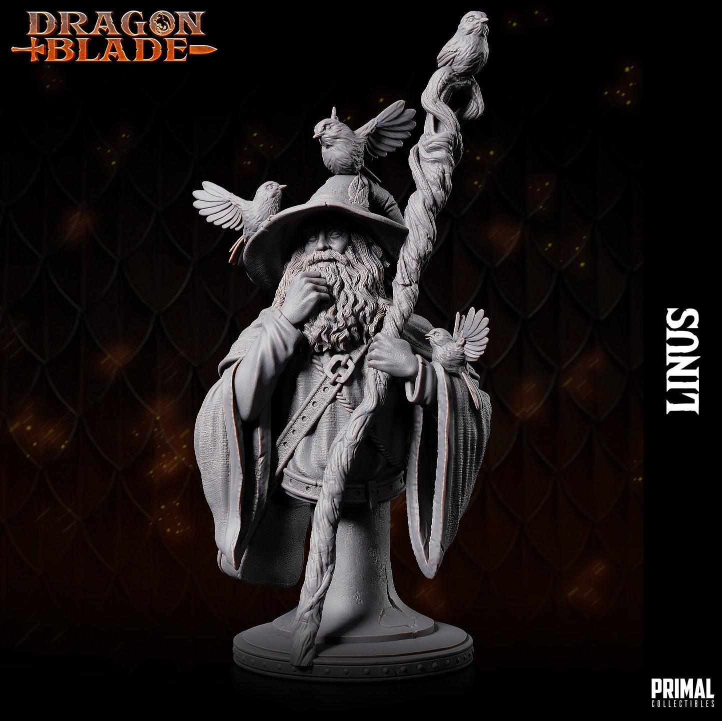 Linus the Wizard by Primal Collectibles Miniatures