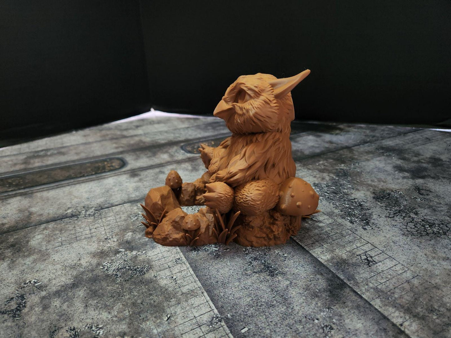 Baby Owl Bear 3D Printed Dice Tower by FatesEnd