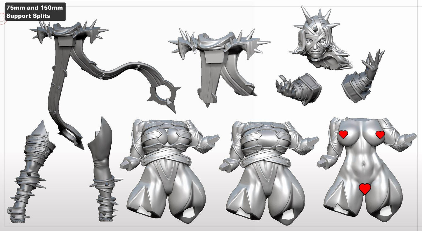 Maelixa - Super Villain by Gaz Minis