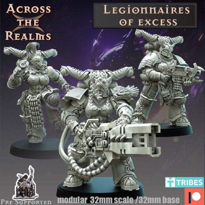 Legionaries Of Excess by Across the Realms Miniatures