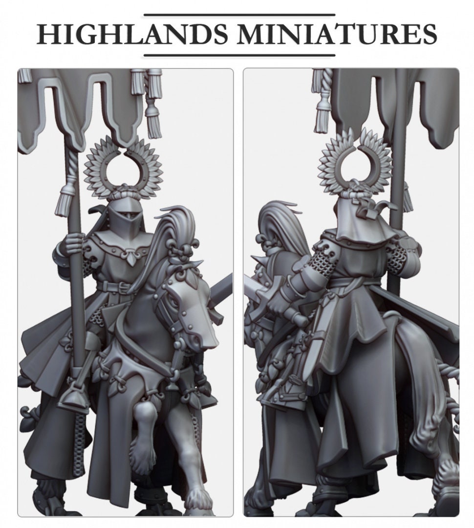 Gallia Battle Standard Bearers by Highland Miniatures