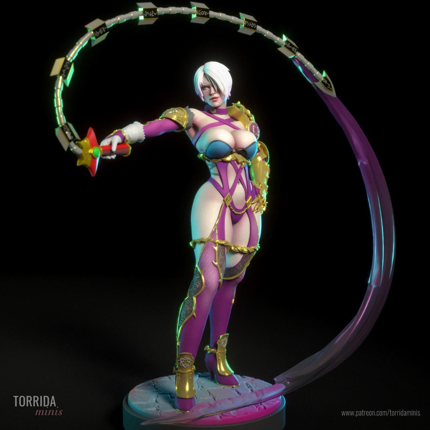 Ivy Soul Fighter Statue Model Kit by Torrida Minis