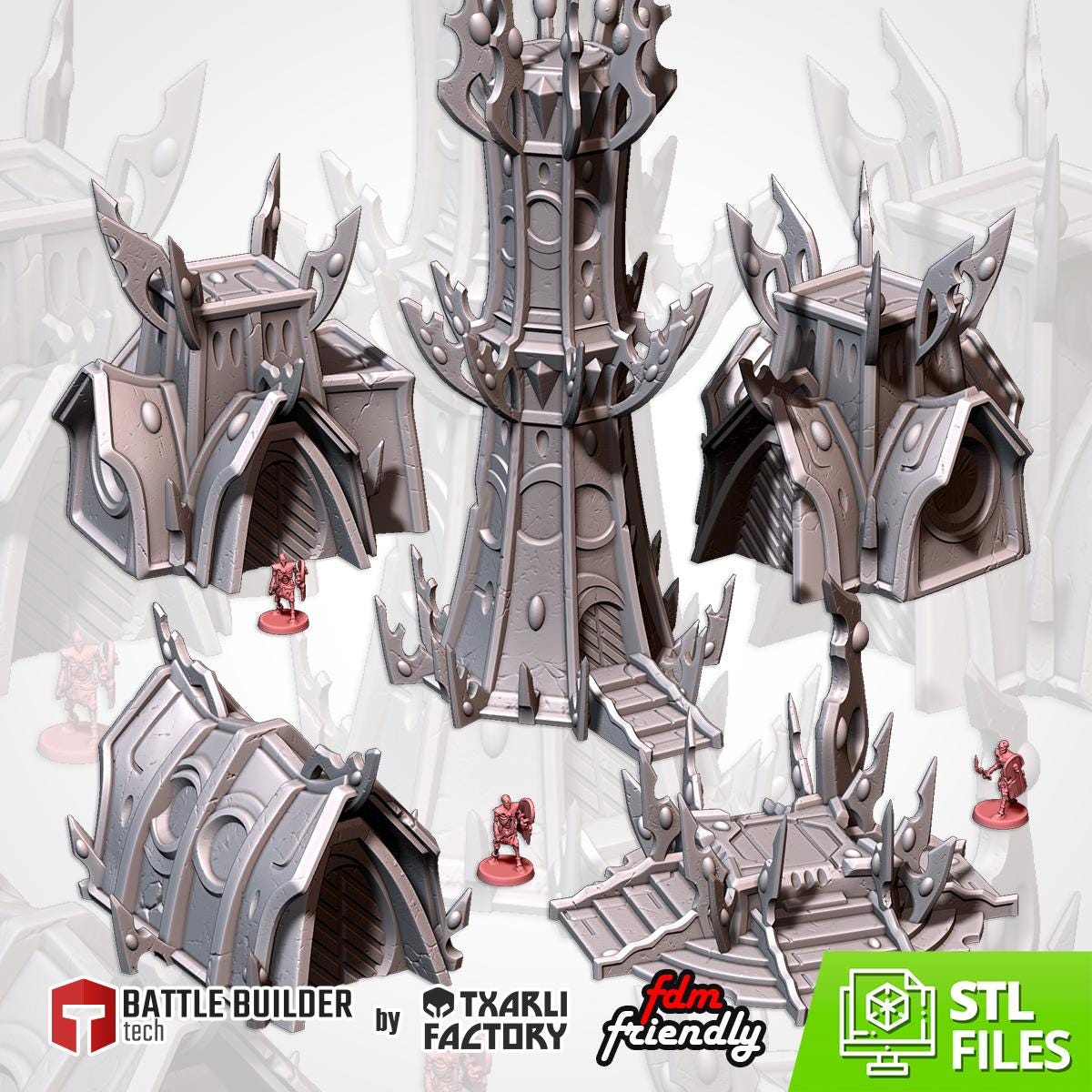 Dark Elf Village by Txarli Factory Terrain