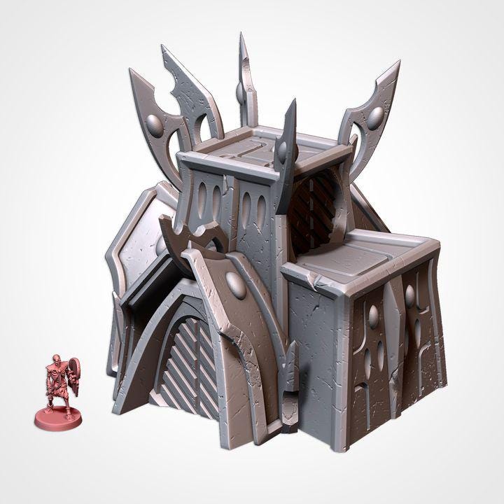 Dark Elf Village by Txarli Factory Terrain