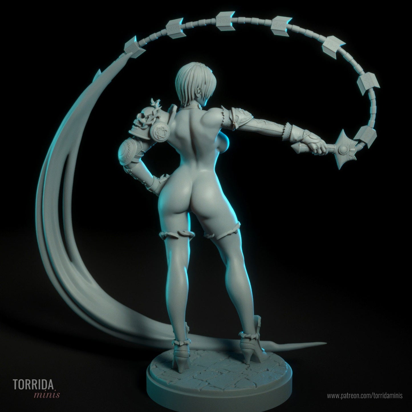 Ivy Soul Fighter Statue Model Kit by Torrida Minis