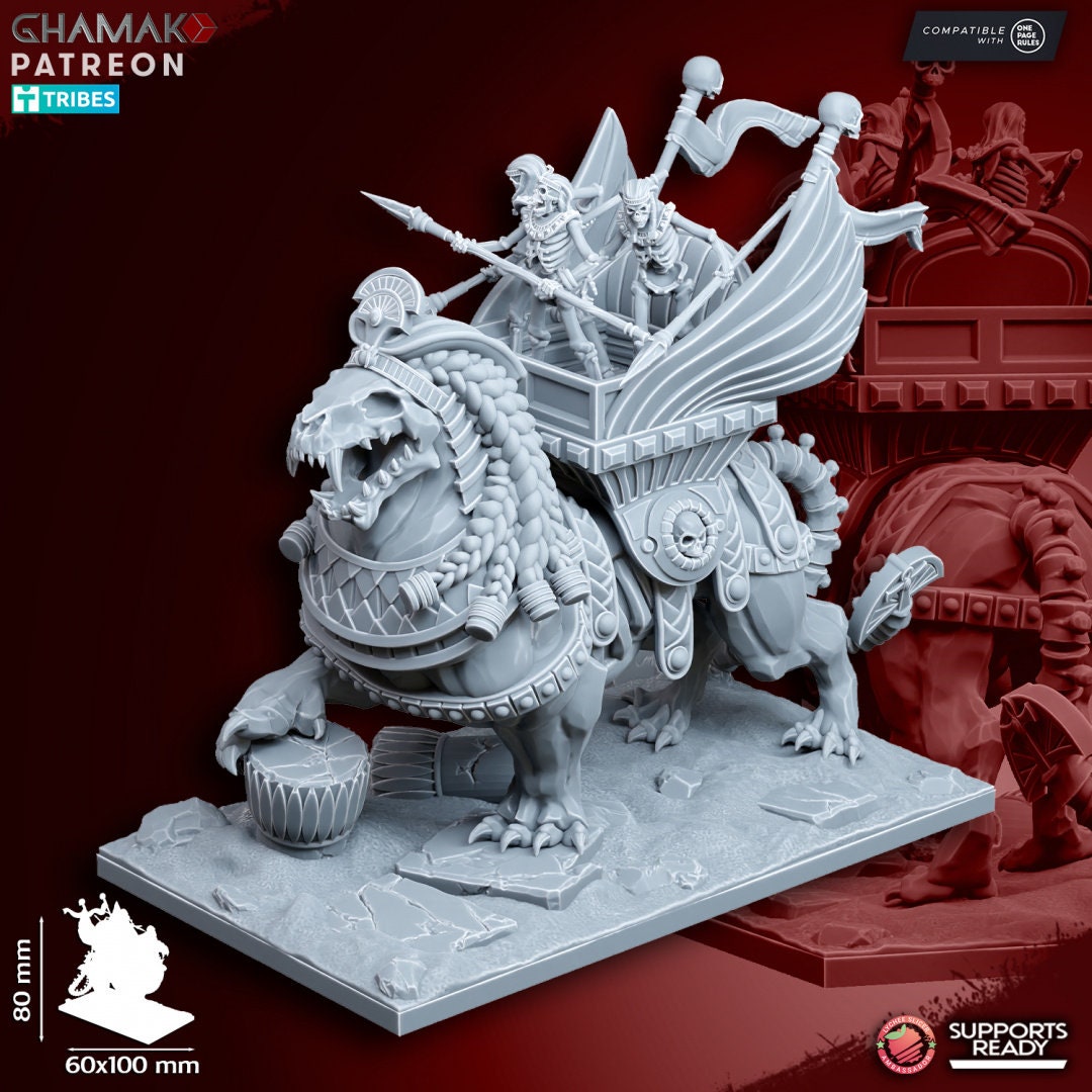 Undead Sphinx by Ghamak Miniatures