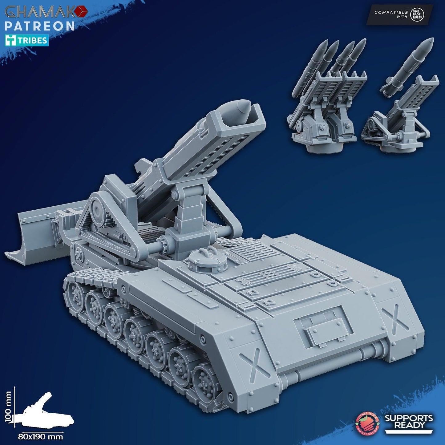 Self-propelled artillery by Ghamak Miniatures