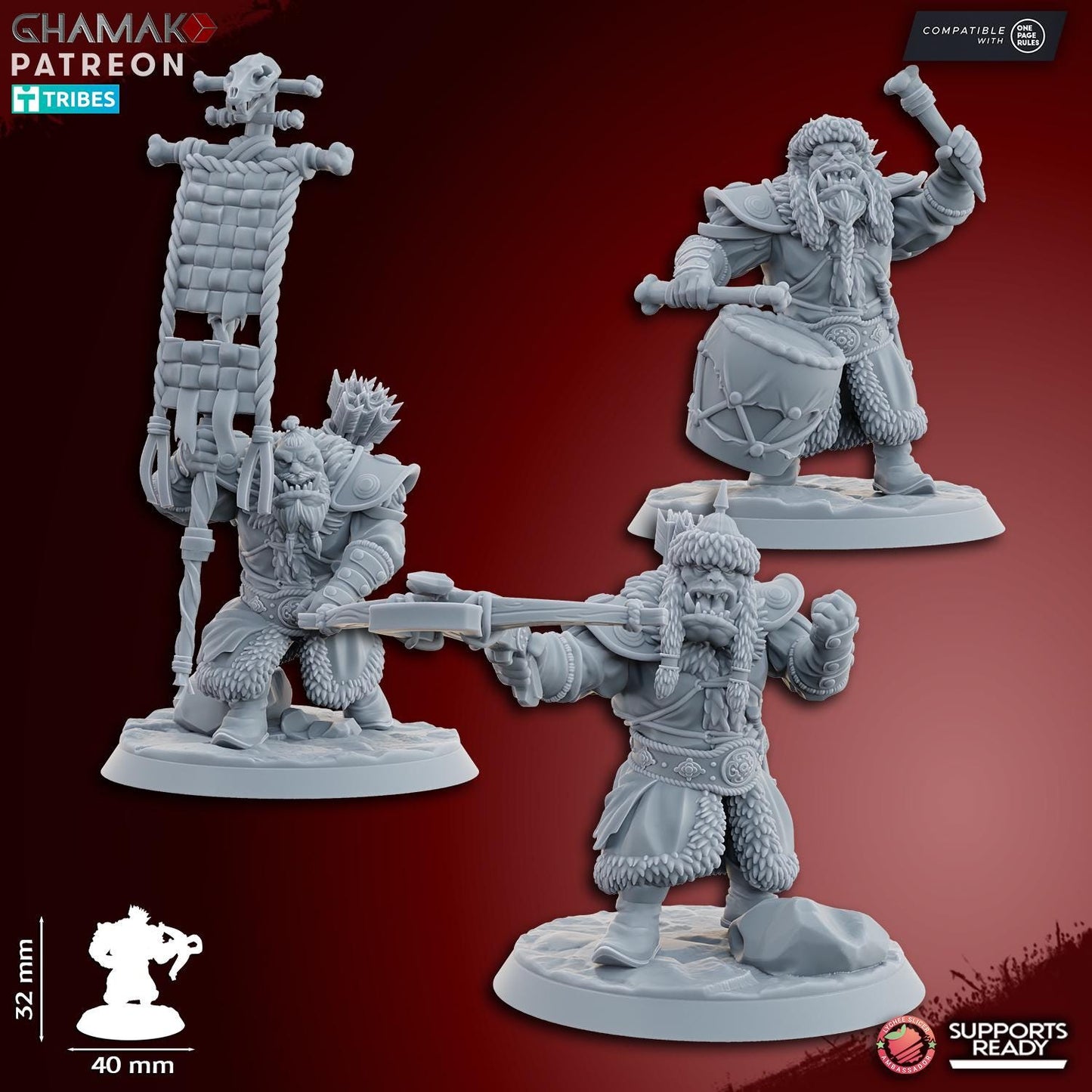 Orc Arbans with crossbow by Ghamak Miniatures
