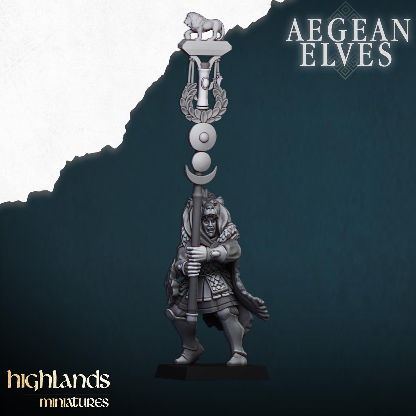 Nemean Lions Unit of Aegean Elves by Highland Miniatures