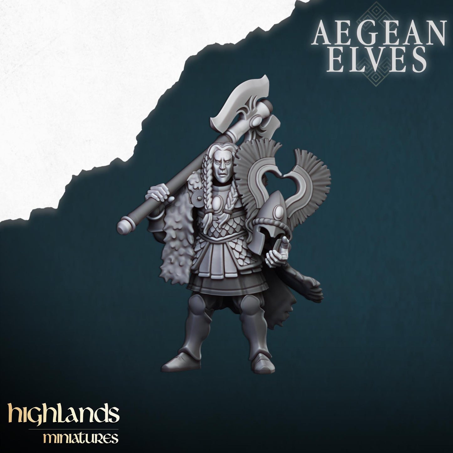 Nemean Lions Chariot of Aegean Elves by Highland Miniatures