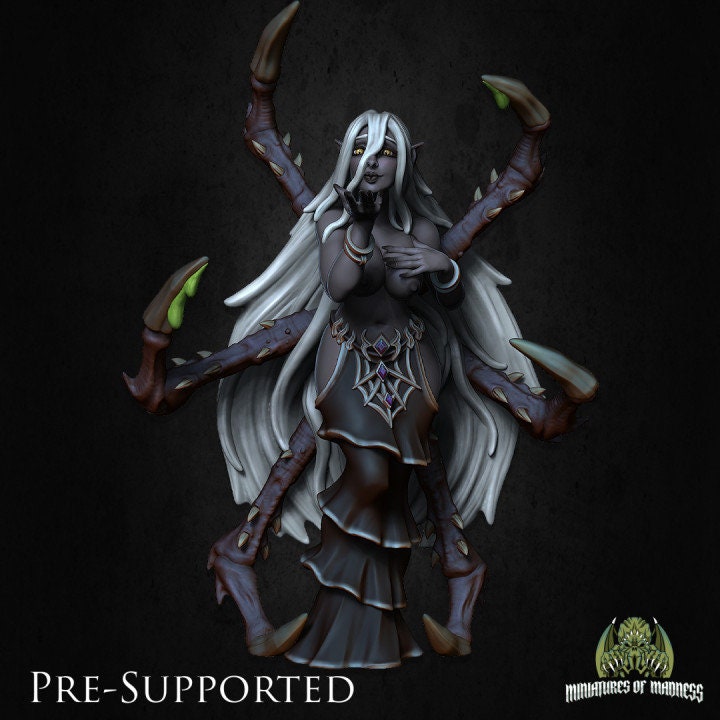 Lyandra Spider Queen by Miniatures of Madness